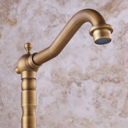 Maišytuvas virtuvės vonios kambario Rustico antique gold 3 Maišytuvas virtuvės vonios kambario Rustico antique gold 3