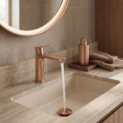 Maišytuvas vonios kambario Foster Brush Copper 3