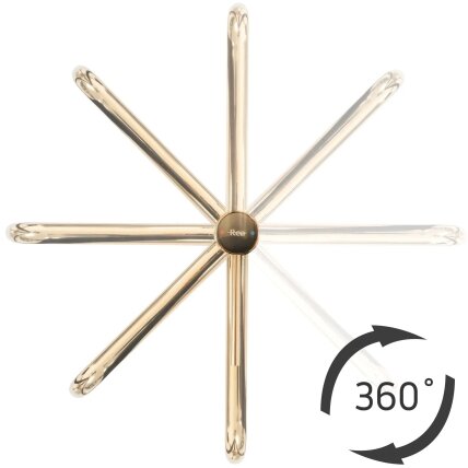 Maišytuvas vonios kambario Lugano Slim Brush Gold High 4 Maišytuvas vonios kambario Lugano Slim Brush Gold High 4