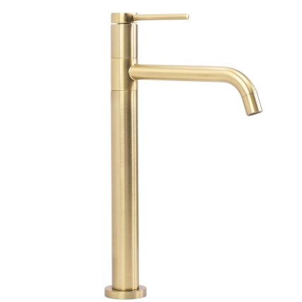 Maišytuvas vonios kambario Lugano Slim Brush Gold High