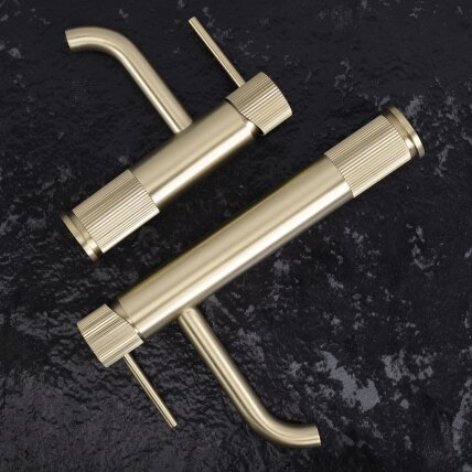 Maišytuvas vonios kambario Lungo Stripe Brush Gold 3