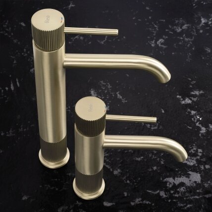 Maišytuvas vonios kambario Lungo Stripe Brush Gold 7