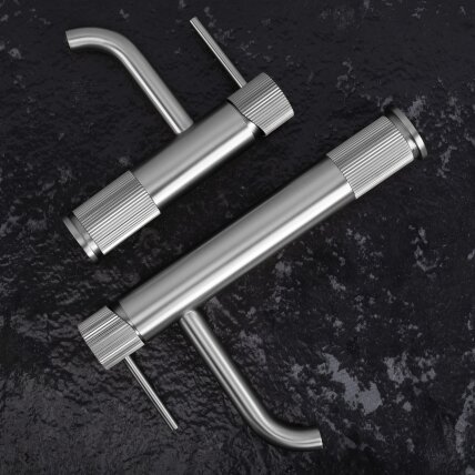 Maišytuvas vonios kambario Lungo Stripe Brush Nickel 3