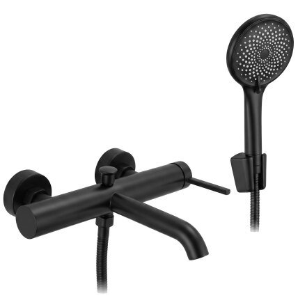 Maišytuvas vonios Rivo Black