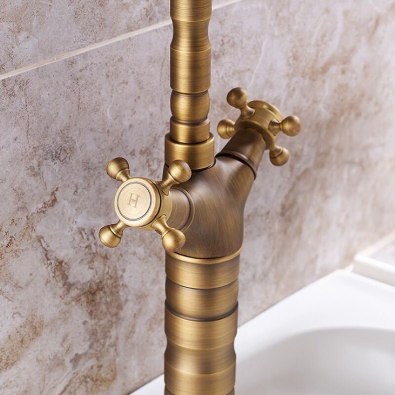 Maišytuvas virtuvės vonios kambario Rustico antique gold 2 Maišytuvas virtuvės vonios kambario Rustico antique gold 2