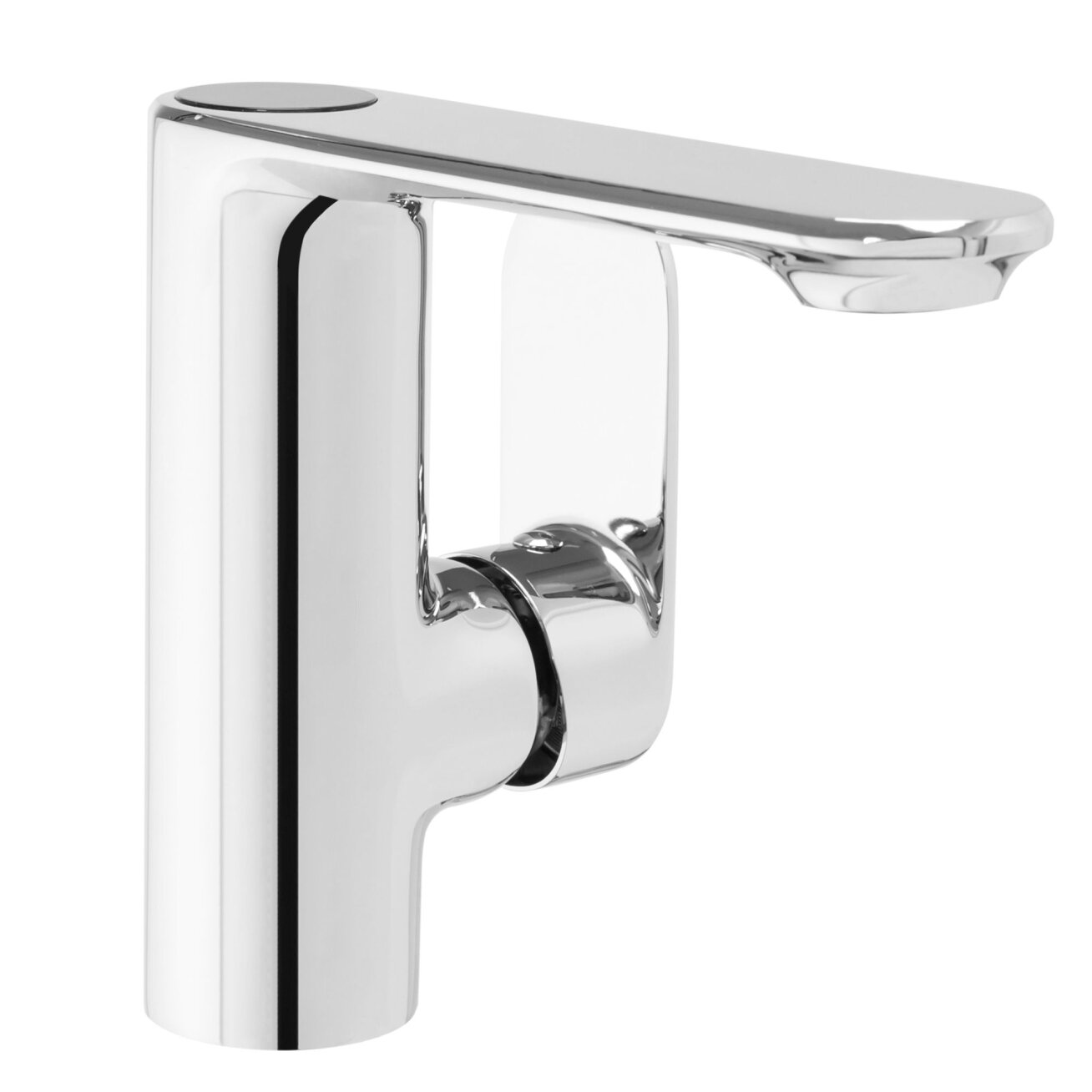 MILS LCD praustuvo maišytuvas Chrome Žemas 4
