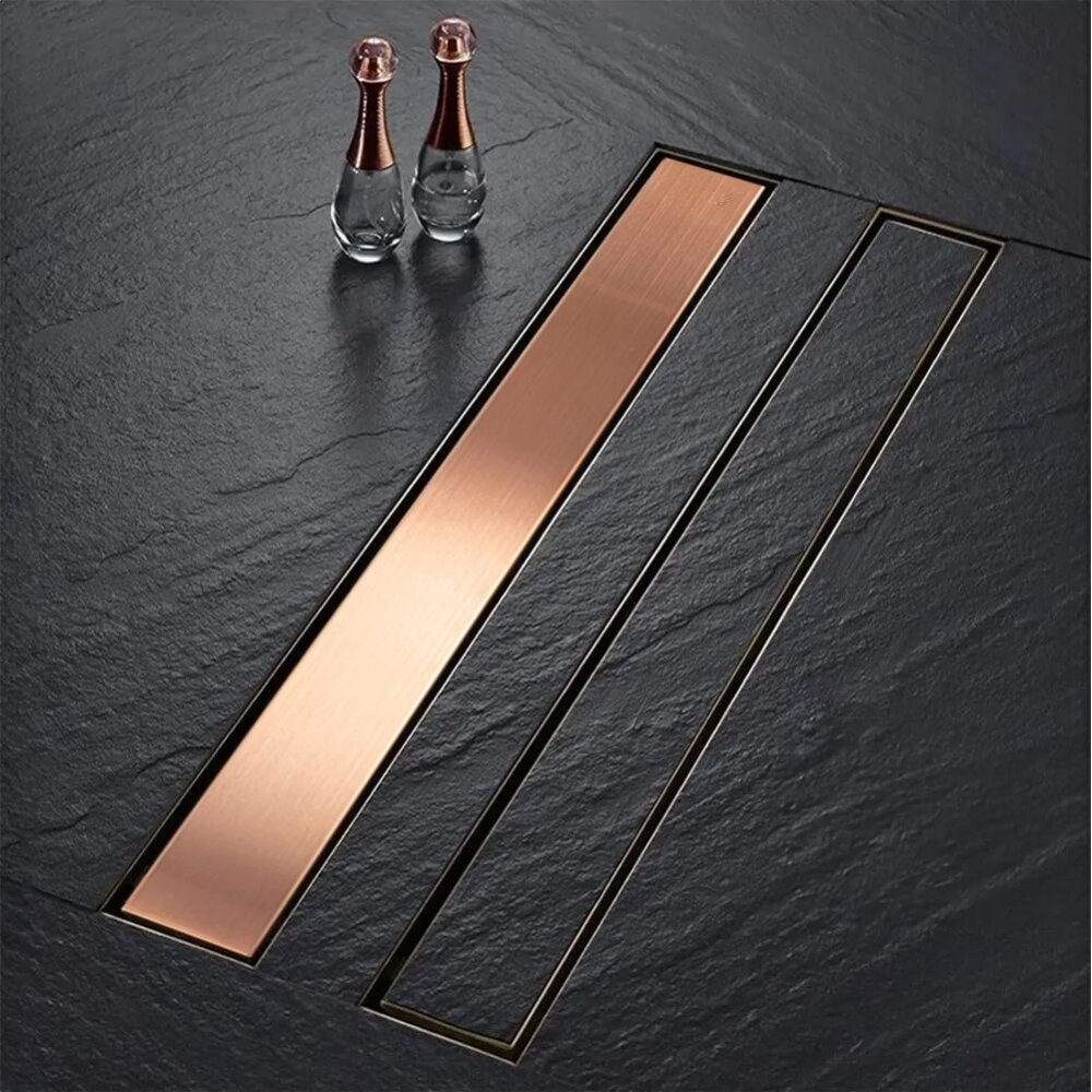 Neox dušo latakas Brushed Copper 100 12 Neox dušo latakas Brushed Copper 100 12