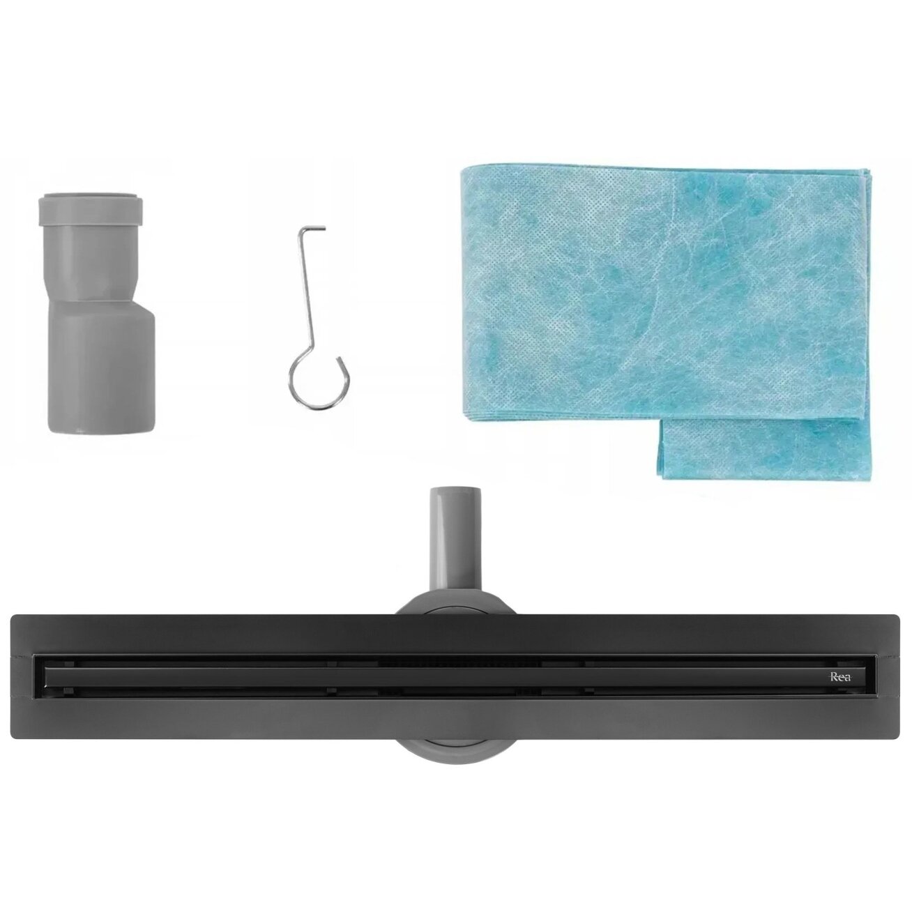 Neox Slim dušo latakas Black 80 8 Neox Slim dušo latakas Black 80 8