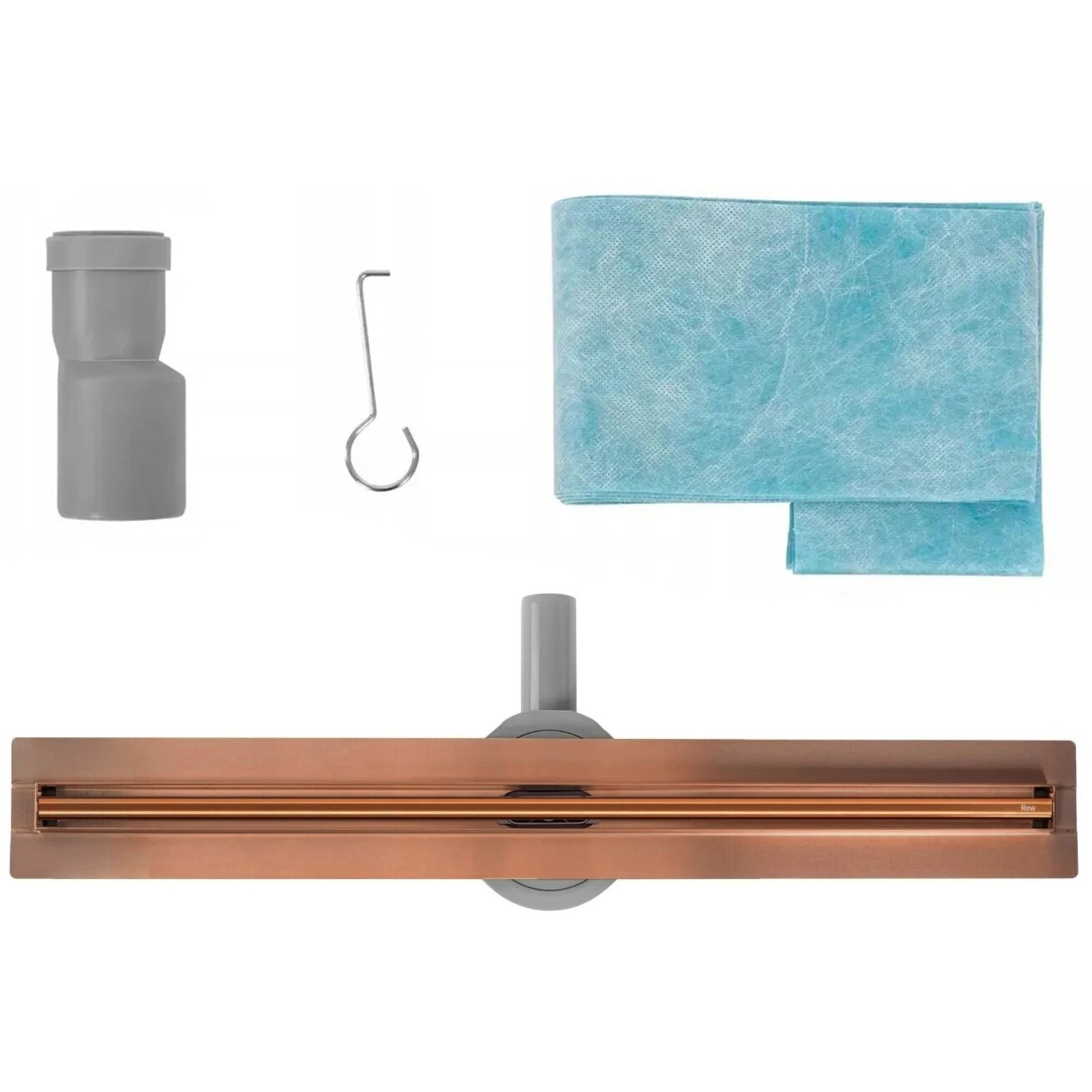 NEOX SLIM PRO Dušo latakas Brushed Copper 70 6 NEOX SLIM PRO Dušo latakas Brushed Copper 70 6