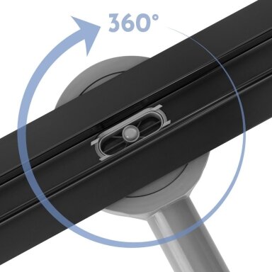 Neox Slim dušo latakas Black 100 Neox Slim dušo latakas Black 100