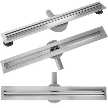 NEOX SLIM NICKIEL BRUSH 60 Dušo latakas NEOX SLIM NICKIEL BRUSH 60 Dušo latakas