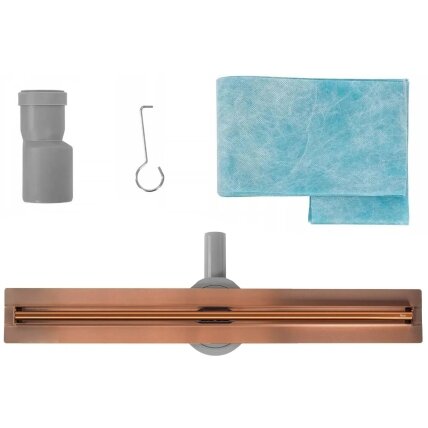 NEOX SLIM PRO Dušo latakas Brushed Copper 80 7 NEOX SLIM PRO Dušo latakas Brushed Copper 80 7