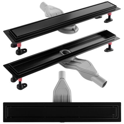 Neox Superflow Black 90 dušo latakas Neox Superflow Black 90 dušo latakas