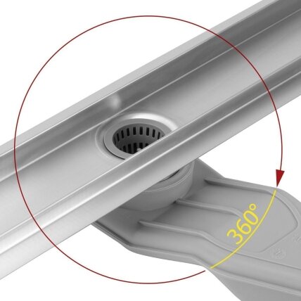 Neox Superflow dušo latakas, ŠLIUOTAS PLIENAS 90 1
