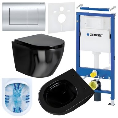 WC KOMPLEKTAS SU POTINKINIU RĖMU IR MYGTUKU WC470