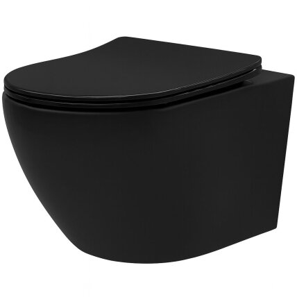 PAKABINAMAS KLOZETAS Carlo Mini Tornado NF BLACK MATT 7
