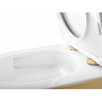 PAKABINAMAS KLOZETAS Carlo Mini Tornado NFQ GOLD WHITE 4