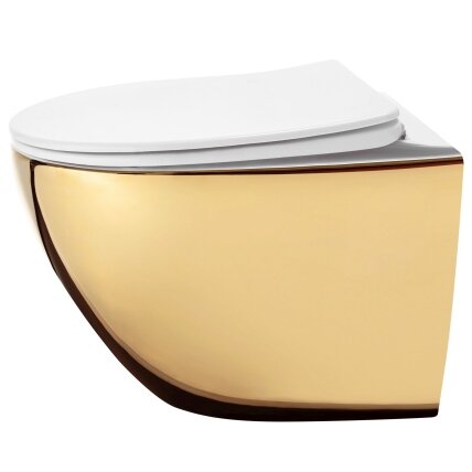 PAKABINAMAS KLOZETAS Carlo Mini Tornado NFQ GOLD WHITE 6