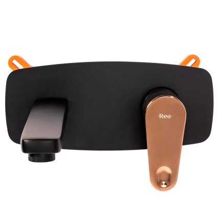 Paslėptas praustuvo čiaupas MILD BLACK ROSE GOLD + BOX 1