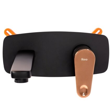 Paslėptas praustuvo čiaupas MILD BLACK ROSE GOLD + BOX 6