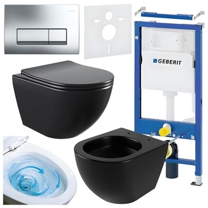 WC KOMPLEKTAS SU POTINKINIU RĖMU IR MYGTUKU WC446