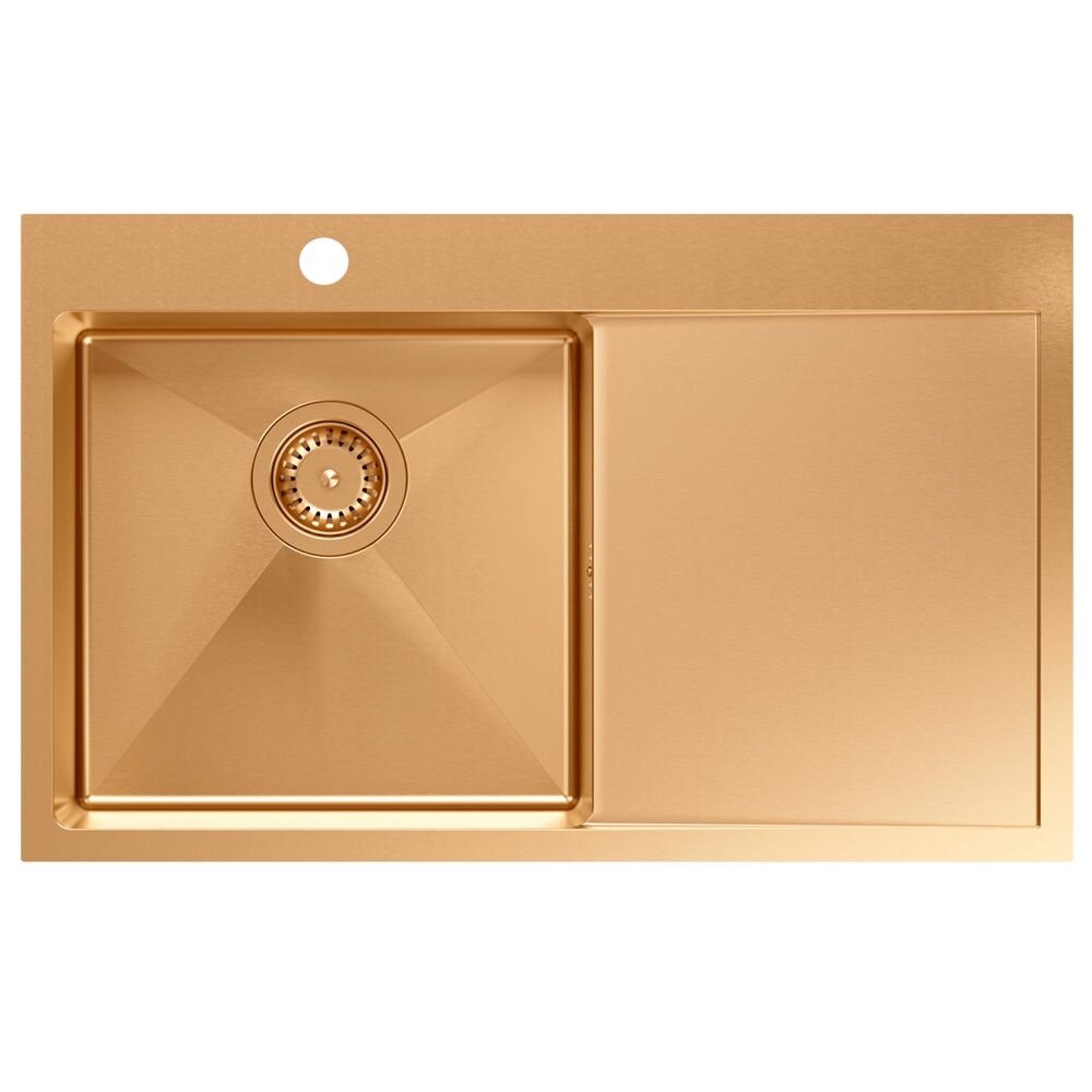 Plieninė kriauklė RUSSEL 111 Copper 1