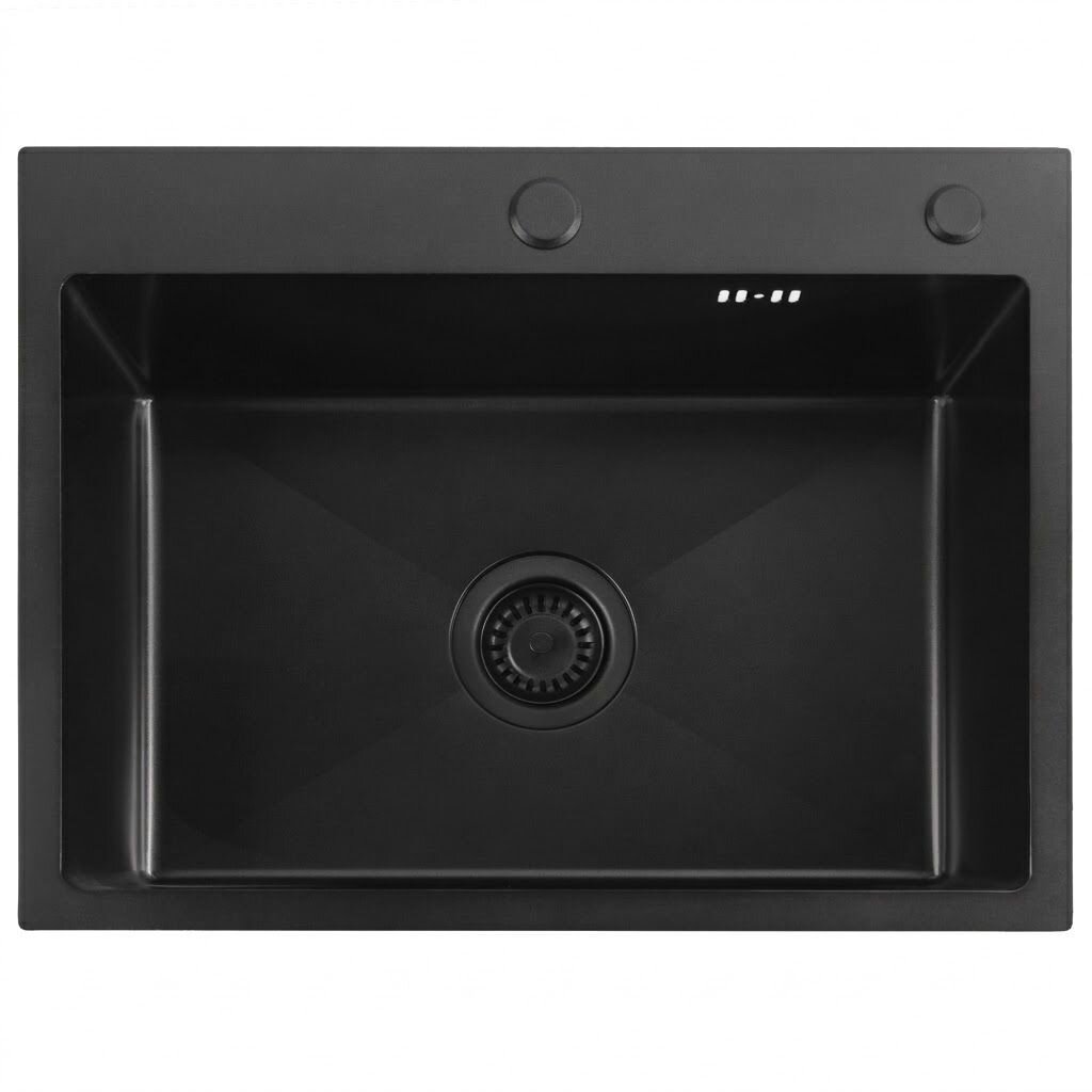 Plieninė kriauklė Liam Black 3 Plieninė kriauklė Liam Black 3
