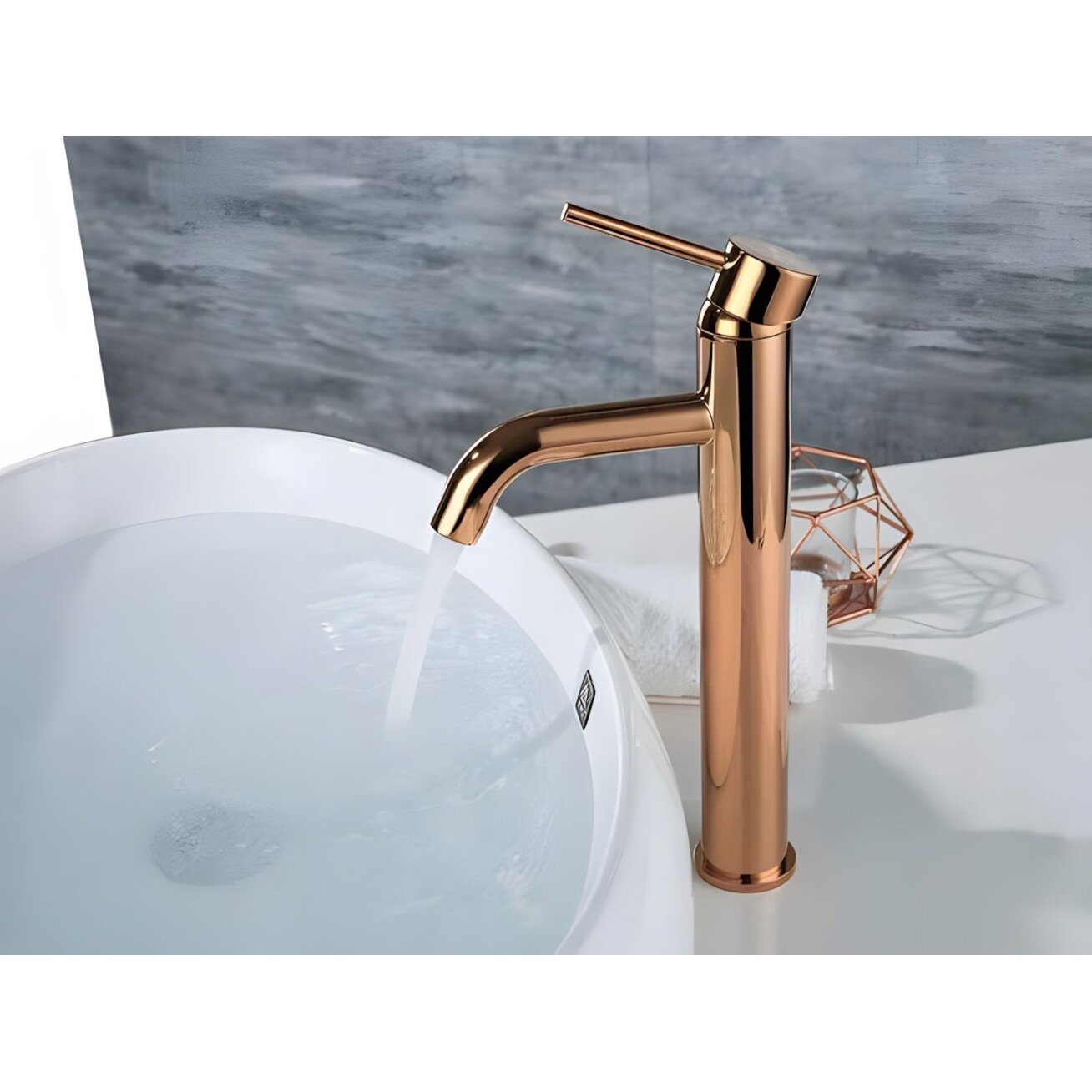 PLAUTUVĖS MAIŠYTUVAS Lungo Copper aukšta 3