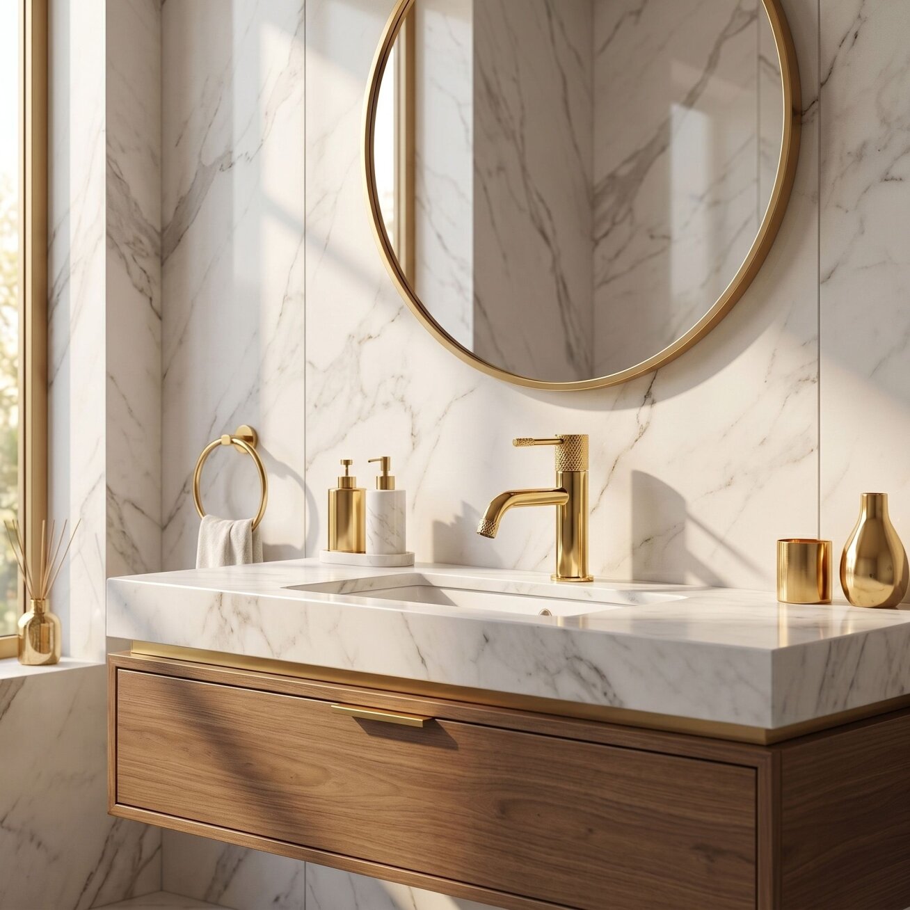 PLAUTUVĖS MAIŠYTUVAS Venti Gold Low 1