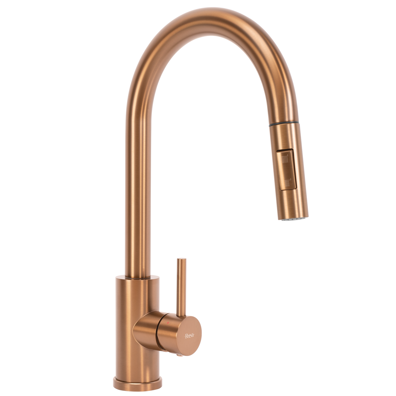 Plieninė kriauklė Fin BRUSH COPPER 6
