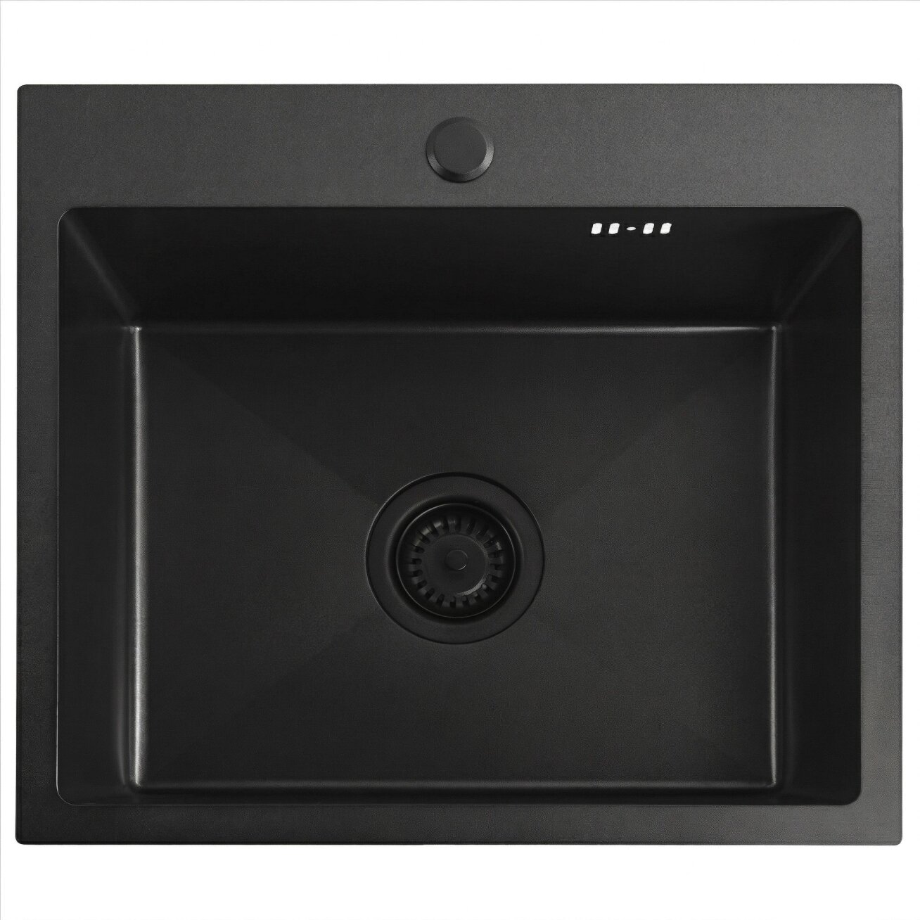 Plieninė kriauklė Leo 50 Black 10 Plieninė kriauklė Leo 50 Black 10