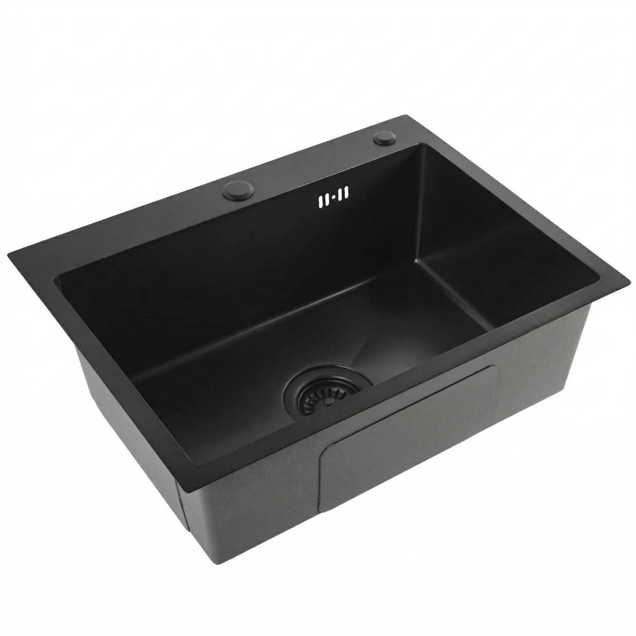 Plieninė kriauklė Liam Black 7 Plieninė kriauklė Liam Black 7