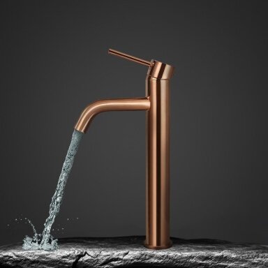 PLAUTUVĖS MAIŠYTUVAS Lungo Copper aukšta