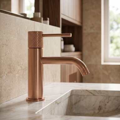 PLAUTUVĖS MAIŠYTUVAS Venti Brush Copper Low