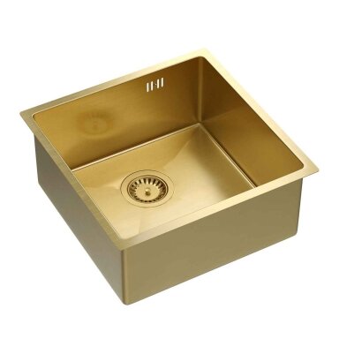 Plieninė kriauklė ANTHONY 50 GOLD