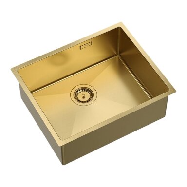 Plieninė kriauklė ANTHONY 60 GOLD