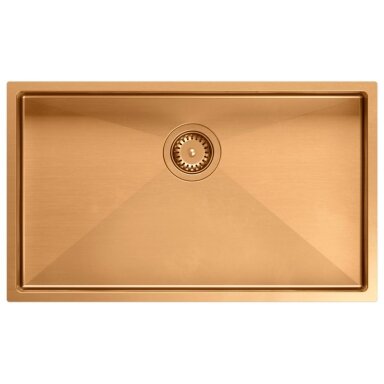 Plieninė kriauklė ANTHONY 80 COPPER