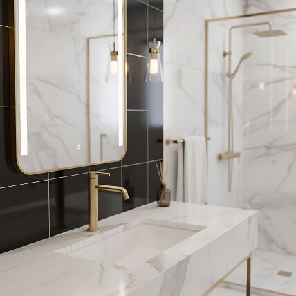 PLAUTUVĖS MAIŠYTUVAS Foster Brush Gold High 8