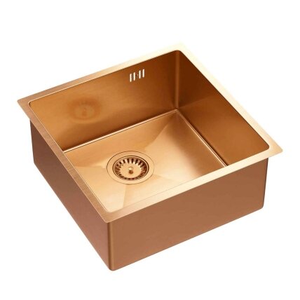 Plieninė kriauklė ANTHONY 50 COPPER