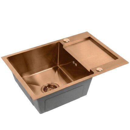 Plieninė kriauklė Paul BRUSH COPPER 5