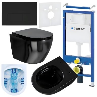 WC KOMPLEKTAS SU POTINKINIU RĖMU IR MYGTUKU WC467