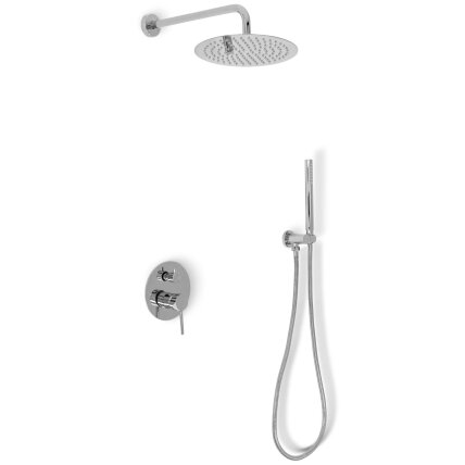 Potinkinė dušo sistema Lungo Chrome + dėžė 11 Potinkinė dušo sistema Lungo Chrome + dėžė 11