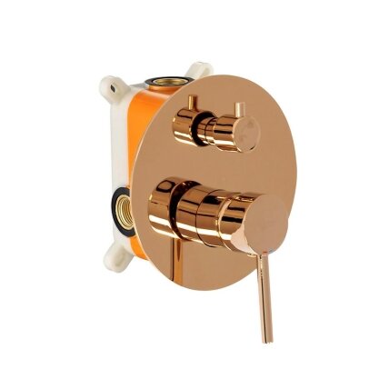 Potinkinė dušo sistema Lungo Copper + DĖŽUTĖ 2 Potinkinė dušo sistema Lungo Copper + DĖŽUTĖ 2