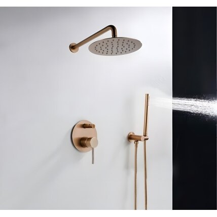 Potinkinė dušo sistema Lungo Copper + DĖŽUTĖ 9 Potinkinė dušo sistema Lungo Copper + DĖŽUTĖ 9