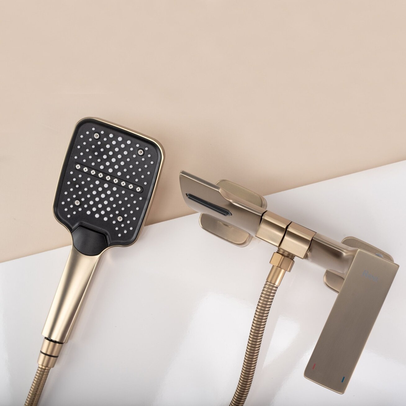 PREMIUM Joe Brush Gold vonios maišytuvas 8