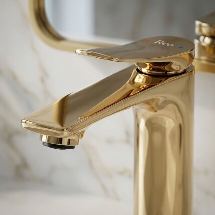 Praustuvo maišytuvas PREMIUM Vision Gold Low 6