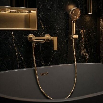 PREMIUM Prime Gold Brush vonios maišytuvas 6