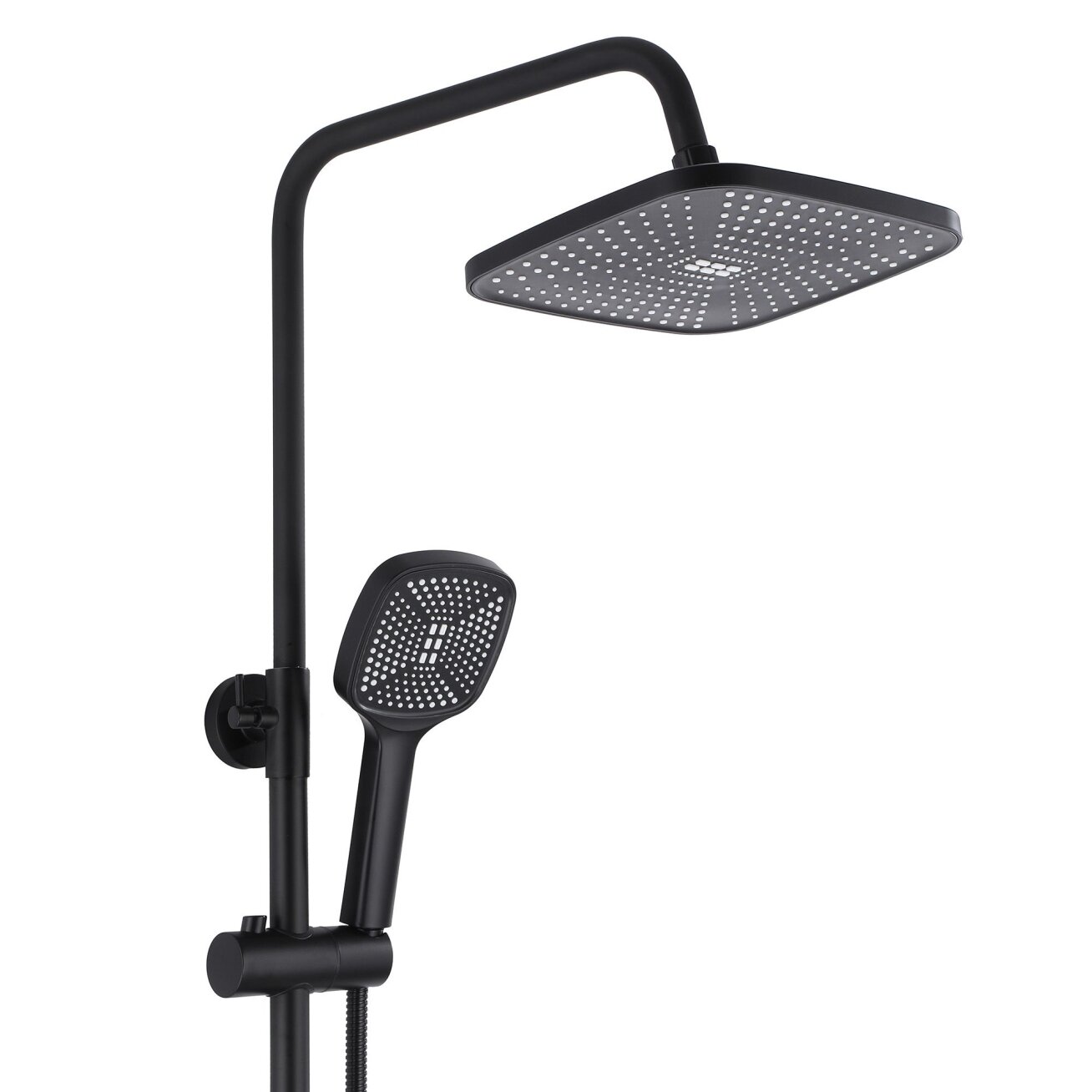 Dušo komplektas ARGUS BLACK MATT 2