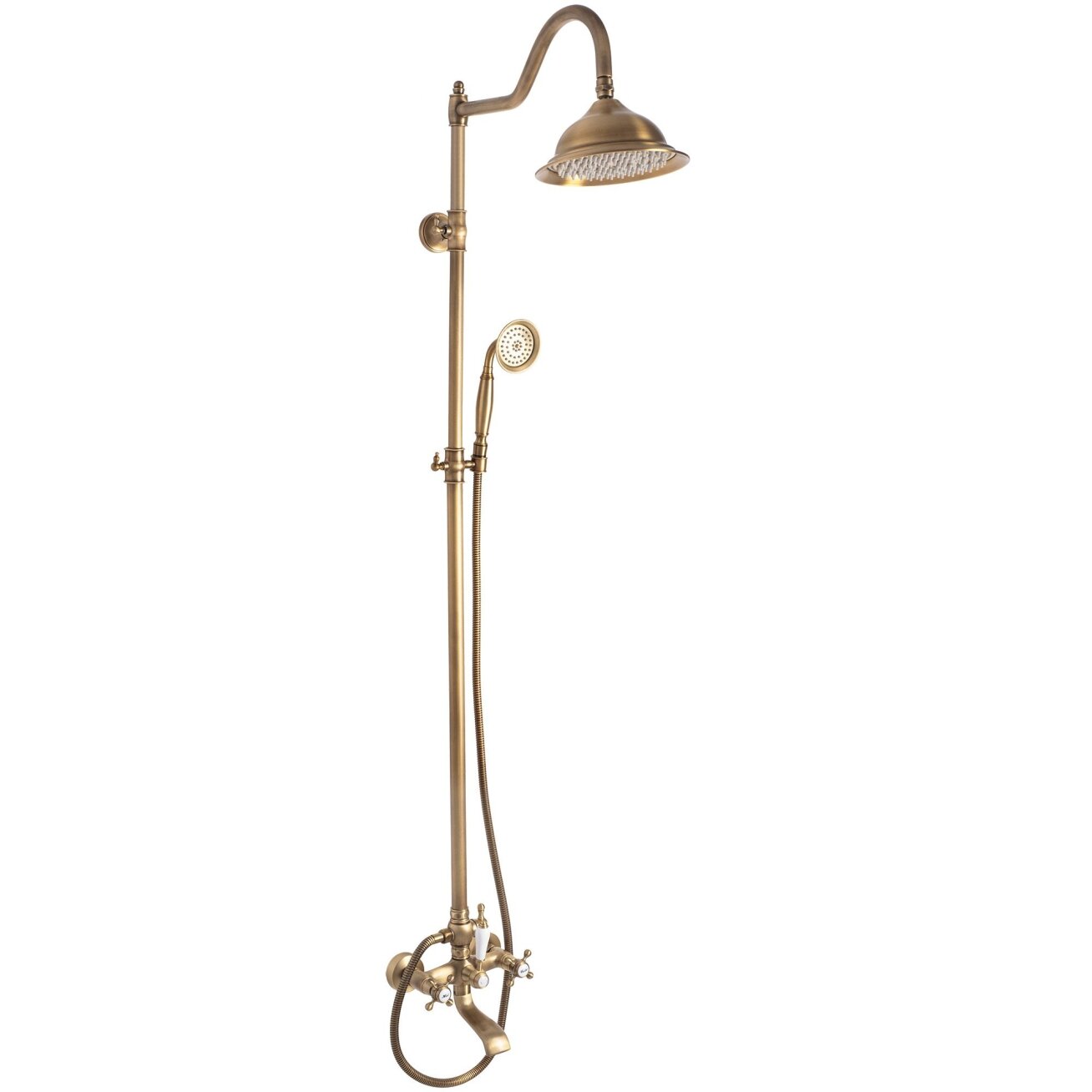 Dušo komplektas BERGAMO antique bronze 2 Dušo komplektas BERGAMO antique bronze 2