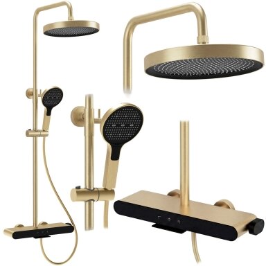 Dušo komplektas Farel Brush Gold